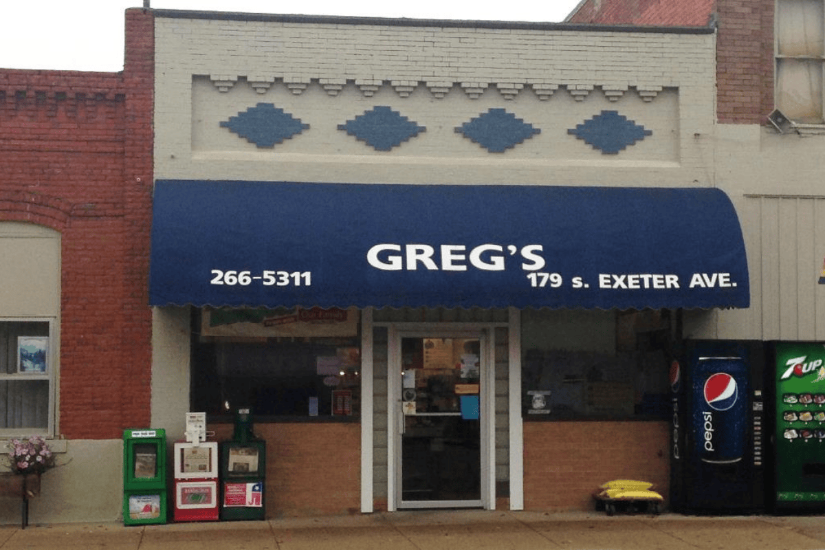 Storefront of Greg's Market